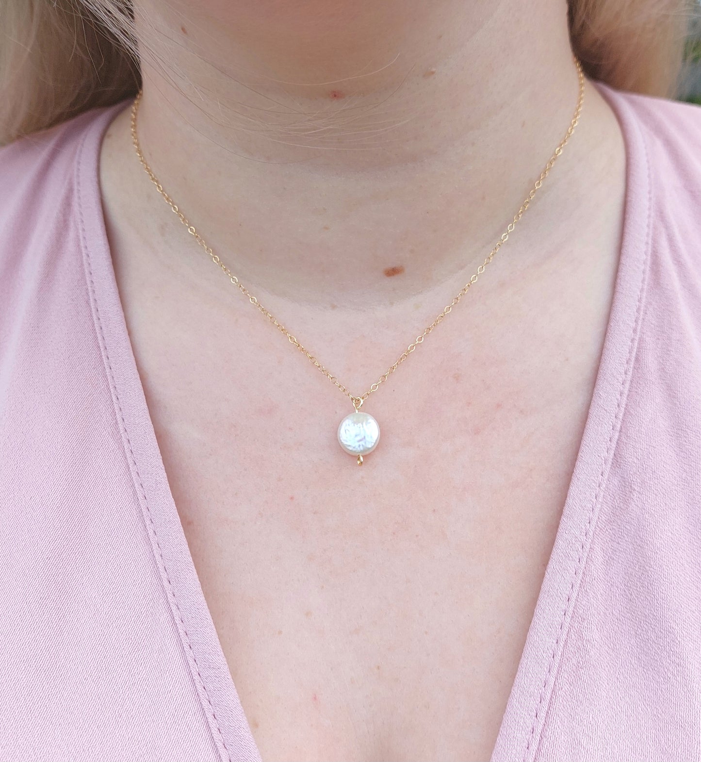 Luna Mini Pearl Necklace