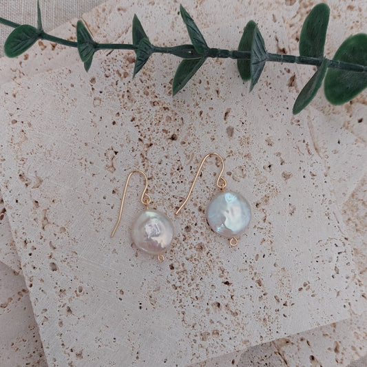 Luna Mini Pearl Earrings